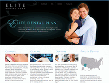 Tablet Screenshot of elitedentalplan.com